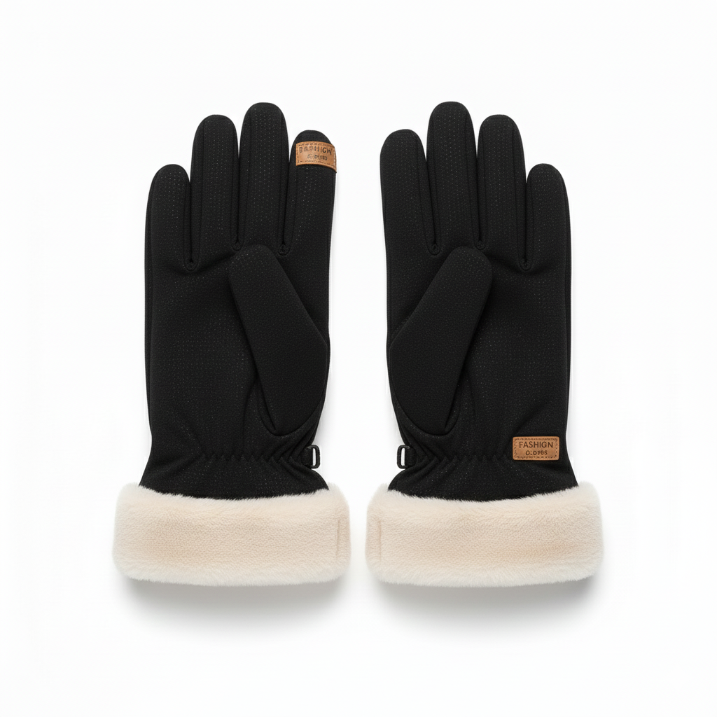 Women's plush gloves - Zorveli