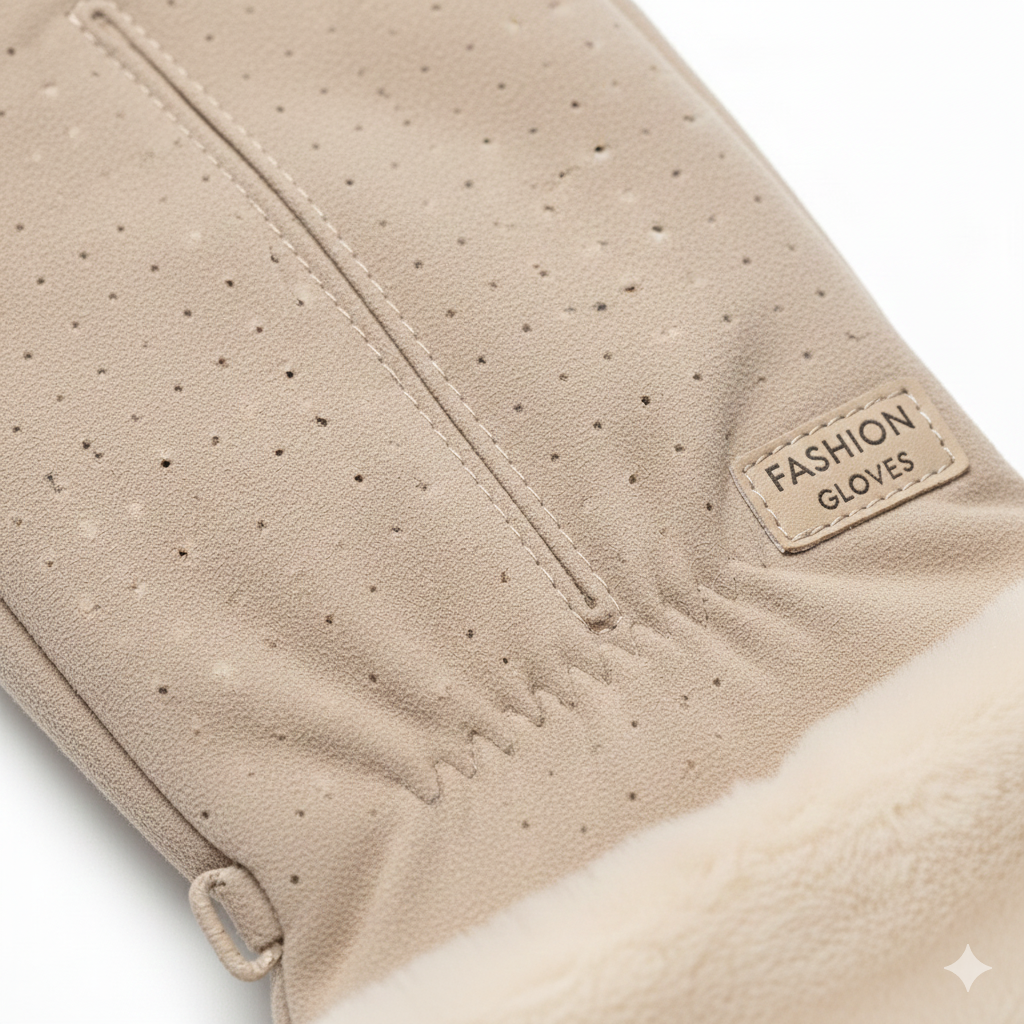 Women's plush gloves - Zorveli